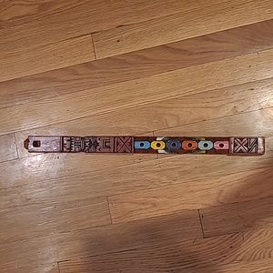 Colorfully Painted Wood Carved Flute / Recorder Folk Art